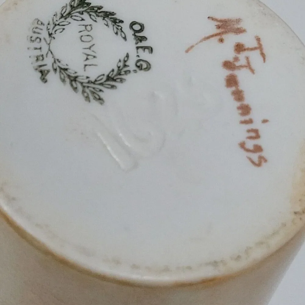 Porcelain O. & E.G. Royal Austria Vase 